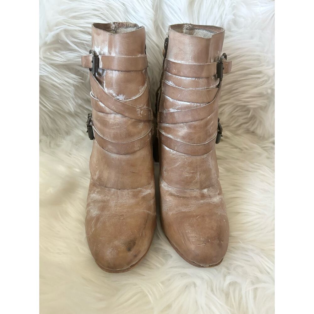 FREEBIRD BY STEVEN Hero Ankle Booties Taupe 10 - Picture 4 of 11